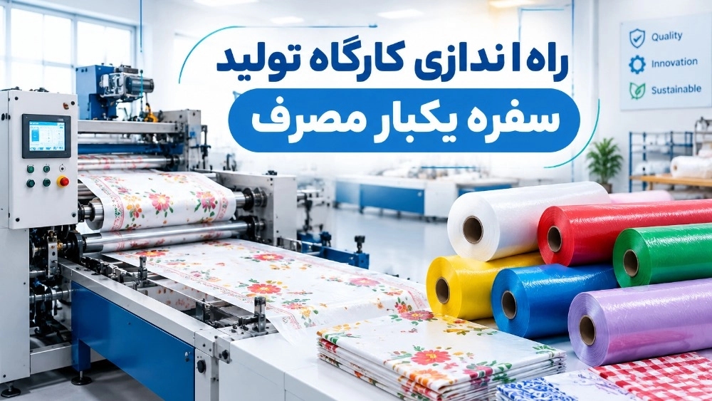 چگونه با خرید یک دستگاه سفره یکبار مصرف کارگاه تولیدی خود را بسازیم؟ چگونه با خرید یک دستگاه سفره یکبار مصرف کارگاه تولیدی خود را بسازیم؟